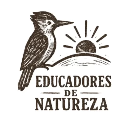 Logotipo Educadores de Natureza com fundo branco